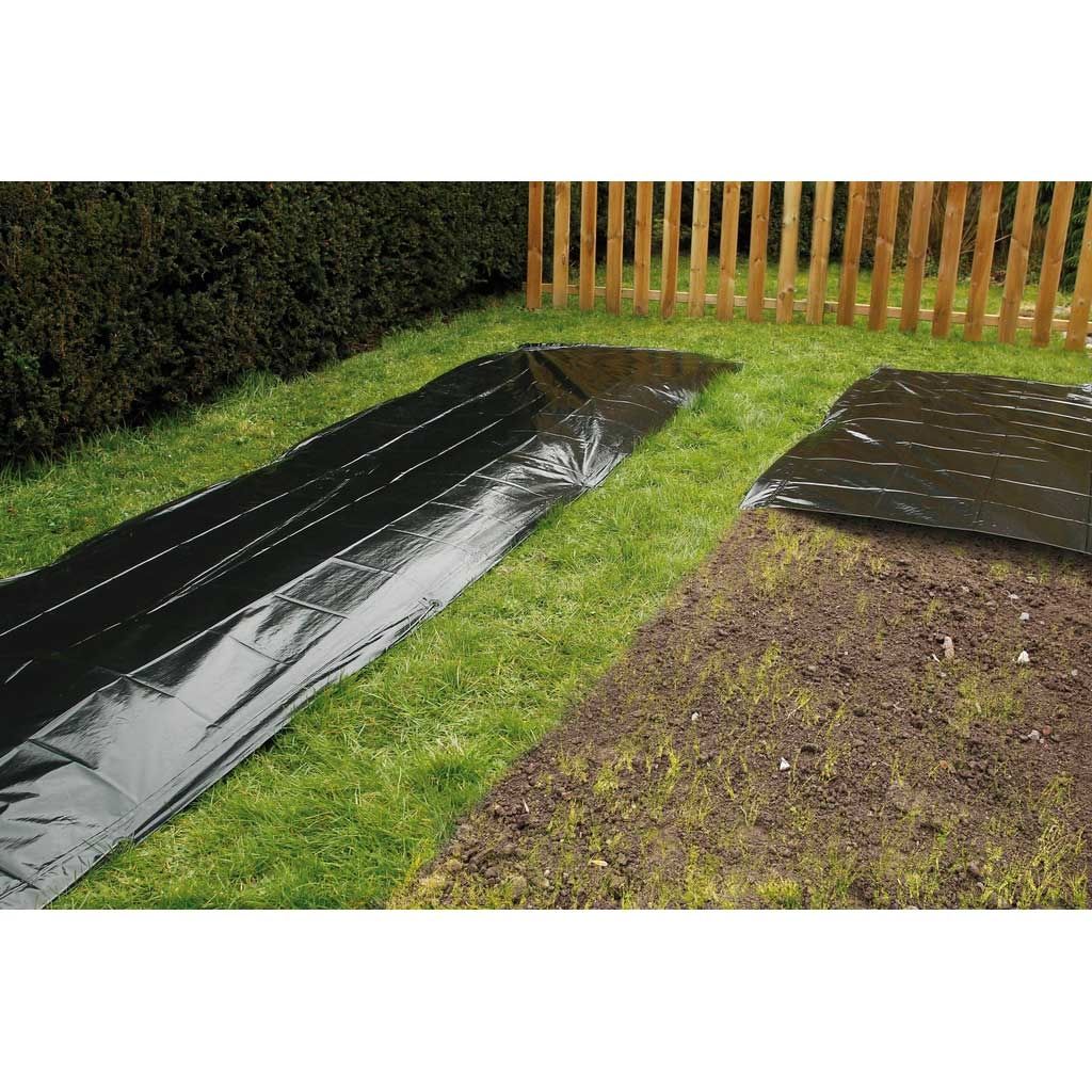 Bâche hivernale noire NETSOL pour un sol propre 1,2 x 5 m