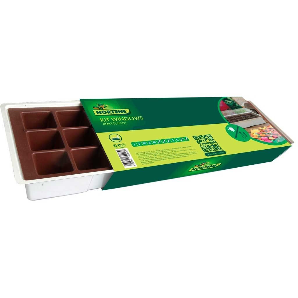 Plastic window sill greenhouse kit 49 x 15.5 cm (6in) 