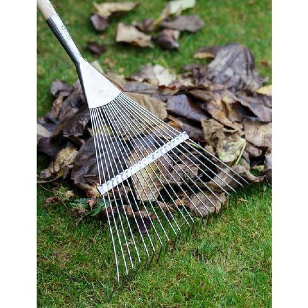 Round wire leaf rake with 20 teeth Burgon & Ball - RHS Range