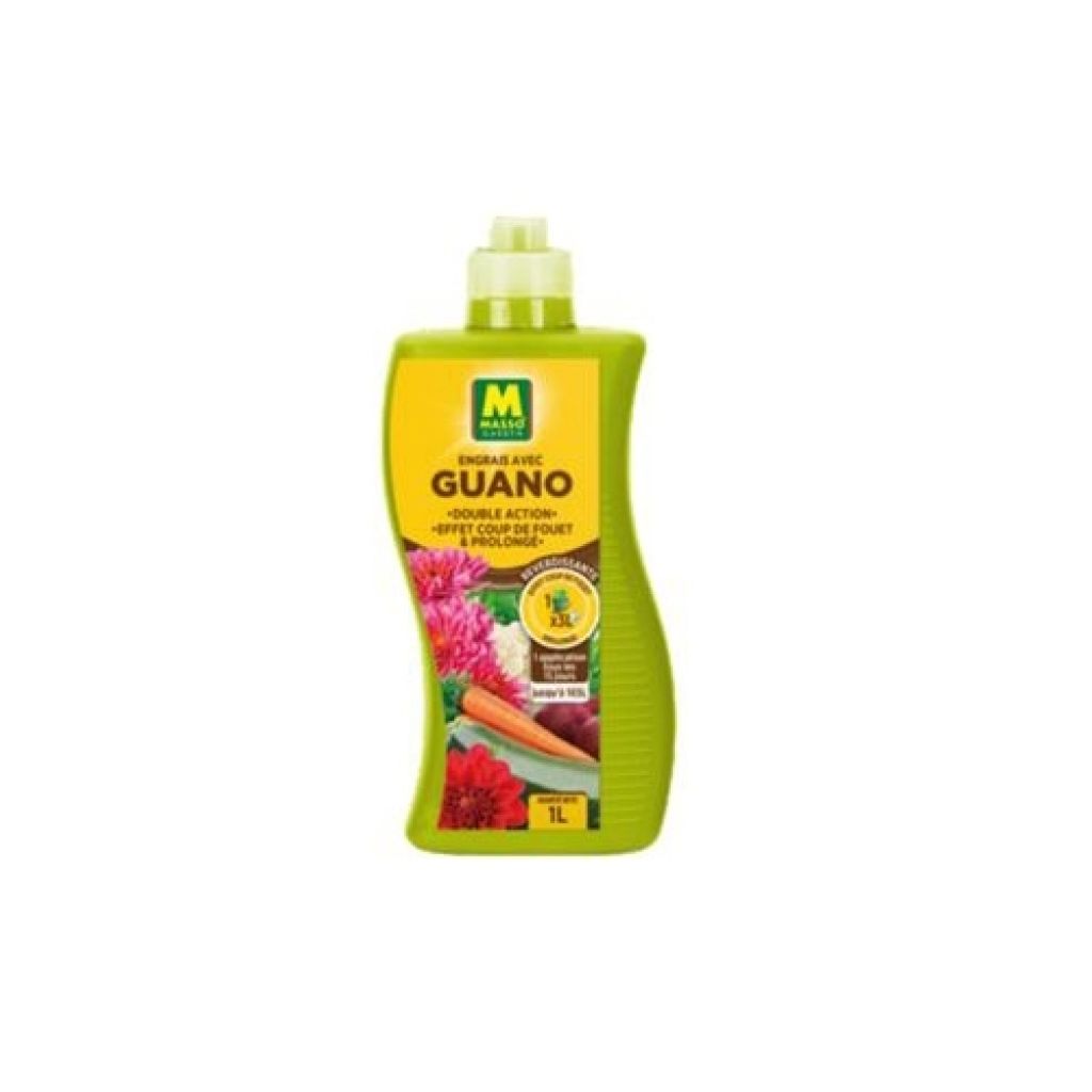 Masso liquid guano in a 1L container